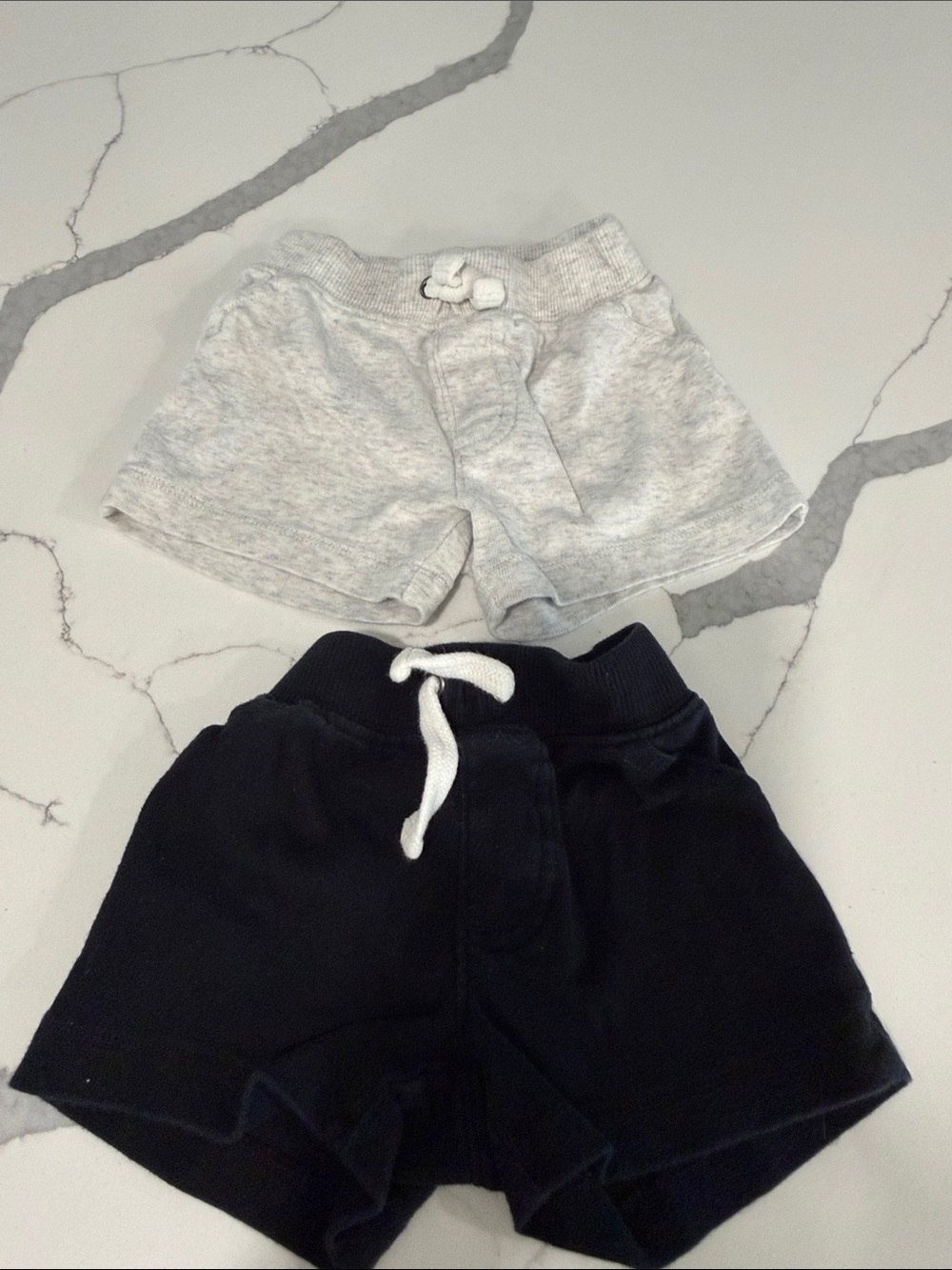Carters infant  Casual Drawstring Shorts - Gray & Black
